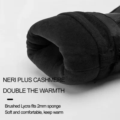 Gants d'hiver imperméables en polaire pour moto – image 3