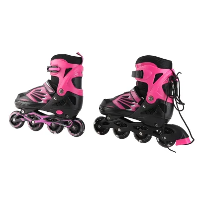 Patins à roulettes réglables, roues lumineuses – image 2