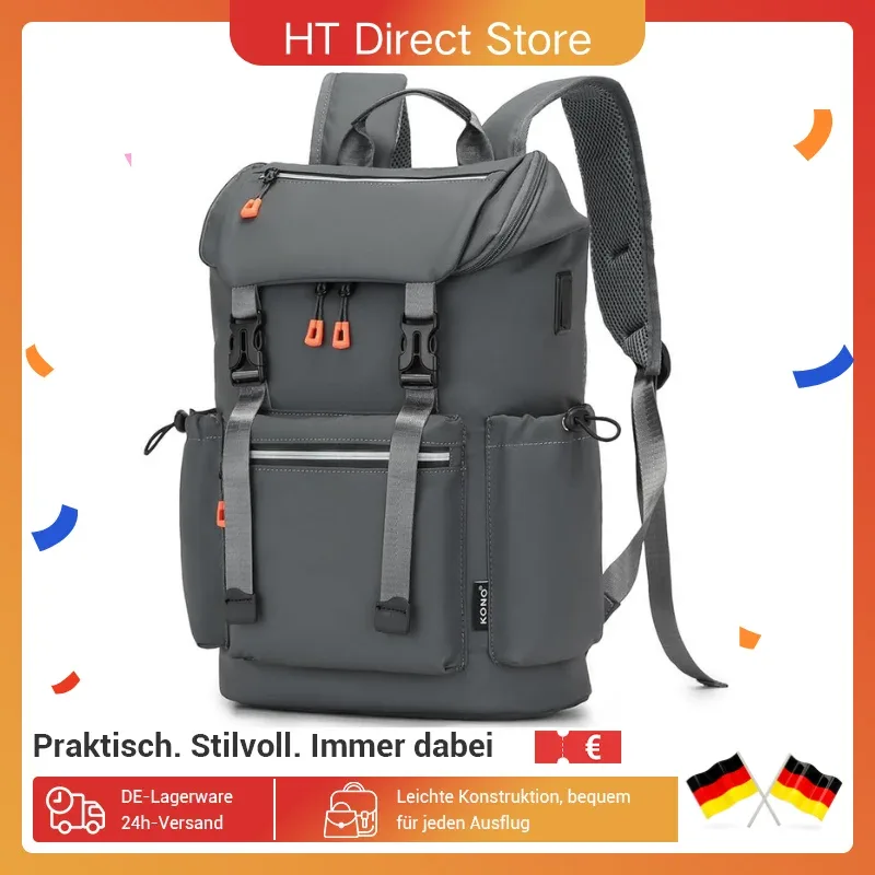 Sac à dos imperméable homme en toile