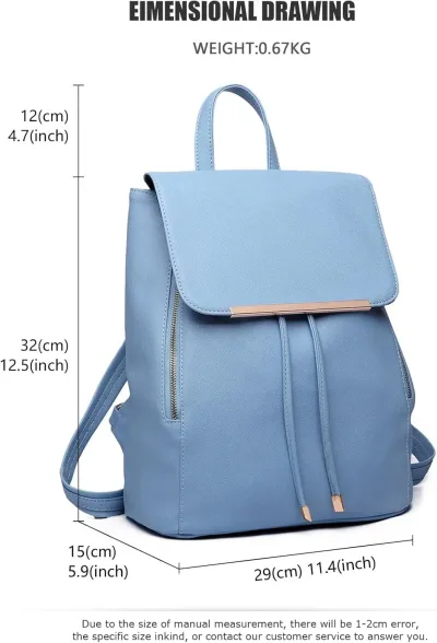Sac à dos simili cuir pour femme – image 2