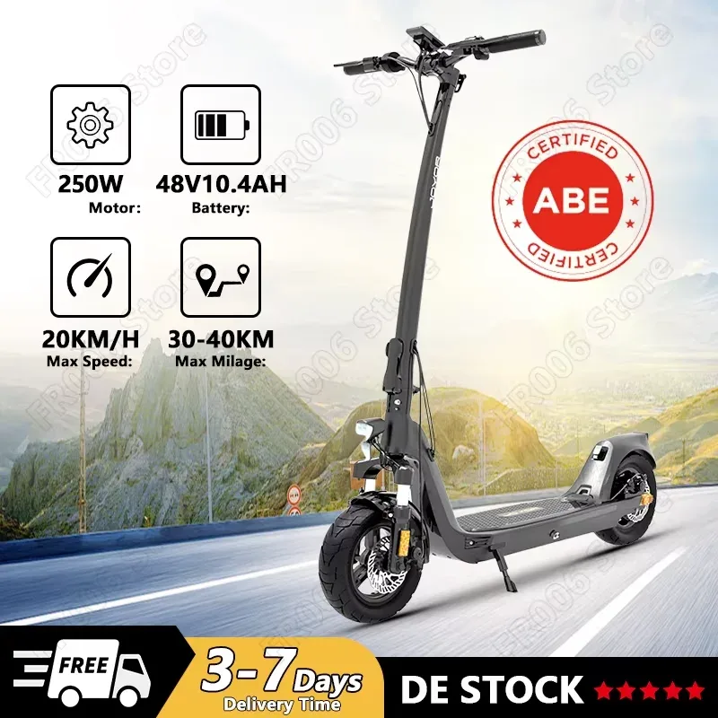 Trottinette électrique pliable à batterie amovible