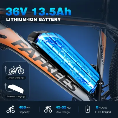 Vélo électrique de montagne 21 vitesses – image 3