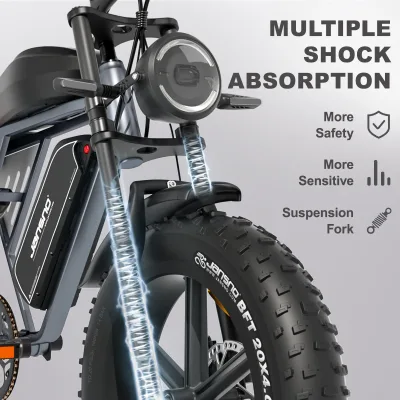 Vélo électrique tout-terrain à double batterie – image 2