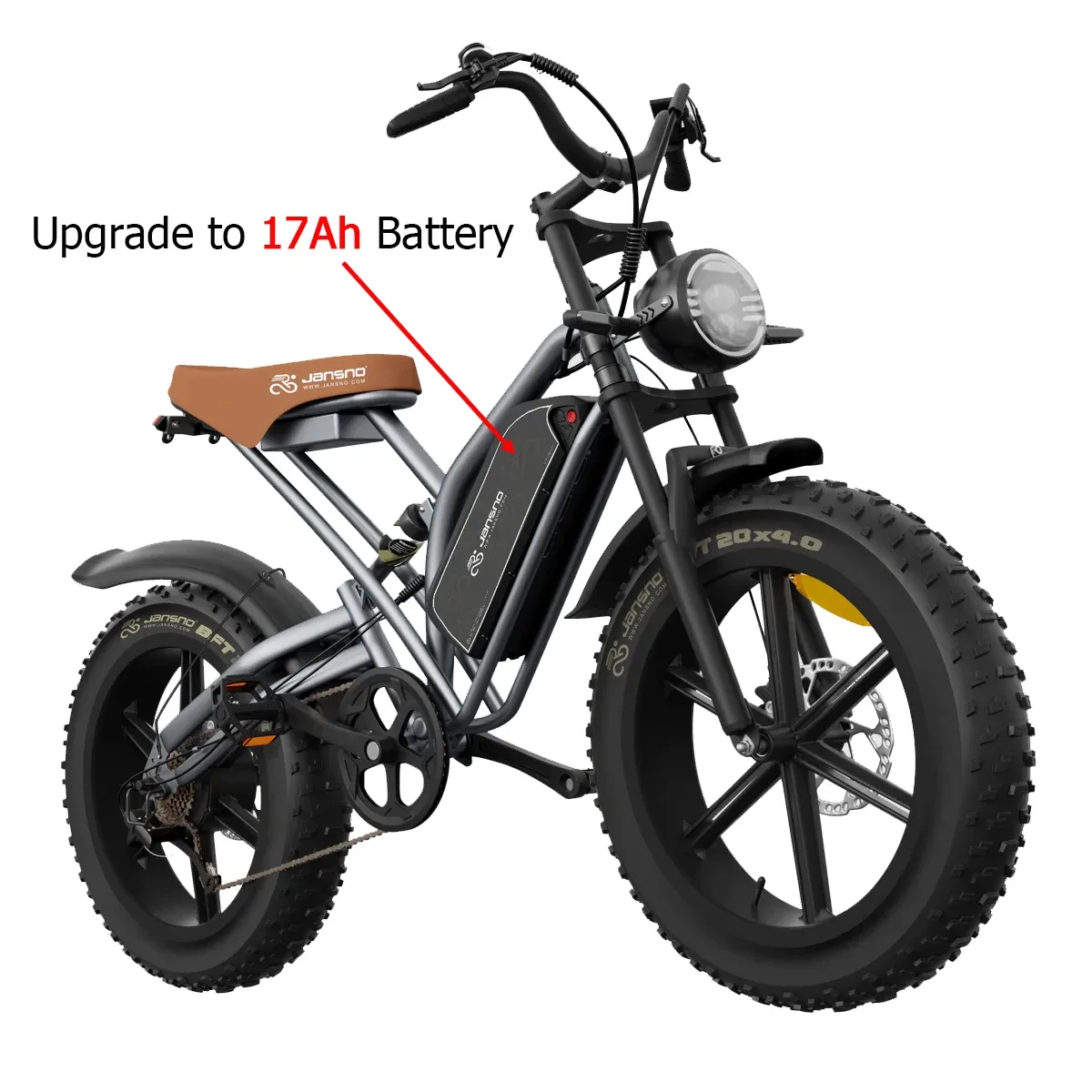 Vélo électrique tout-terrain à pneus larges