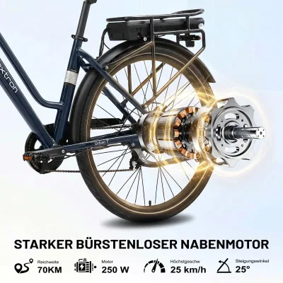 Vélo électrique urbain à cadre bas en aluminium – image 2