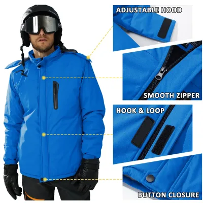Veste de ski homme polyester doublure polaire – image 3